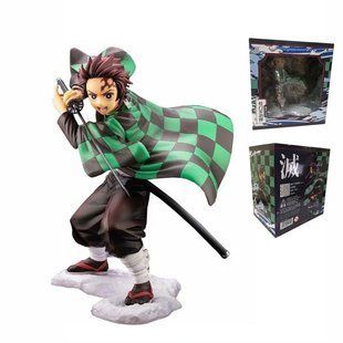Аниме фигурка Клинок рассекающий демонов, Demon Slayer Tanjiro, Танджиро, 15 см (BDD 0119)