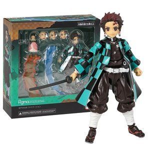 Подвижная аниме фигурка Demon Slayer Клинок рассекающий демонов Kamado Tanjiro, Танджиро, 14 см (BDD 0135)