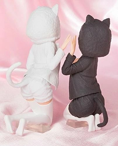 Аниме фигурки Re:Zero Жизнь с нуля Rem and Ram Рэм и Рам, 12 см ( NEKO 0002)