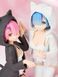 Аниме фигурки Re:Zero Жизнь с нуля Rem and Ram Рэм и Рам, 12 см ( NEKO 0002)