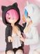 Аниме фигурки Re:Zero Жизнь с нуля Rem and Ram Рэм и Рам, 12 см ( NEKO 0002)