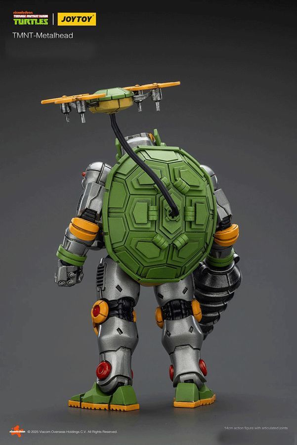 Фігурка Черепашки-Ніндзя JOYTOY Металлхед, рухома, 14 см (TMNT 0011)