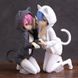 Аниме фигурки Re:Zero Жизнь с нуля Rem and Ram Рэм и Рам, 12 см ( NEKO 0002)