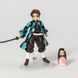 Рухлива аніме фігурка Demon Slayer Клинок розсікаючий демонів Kamado Tanjiro, Танджиро, 14 см (BDD 0135)