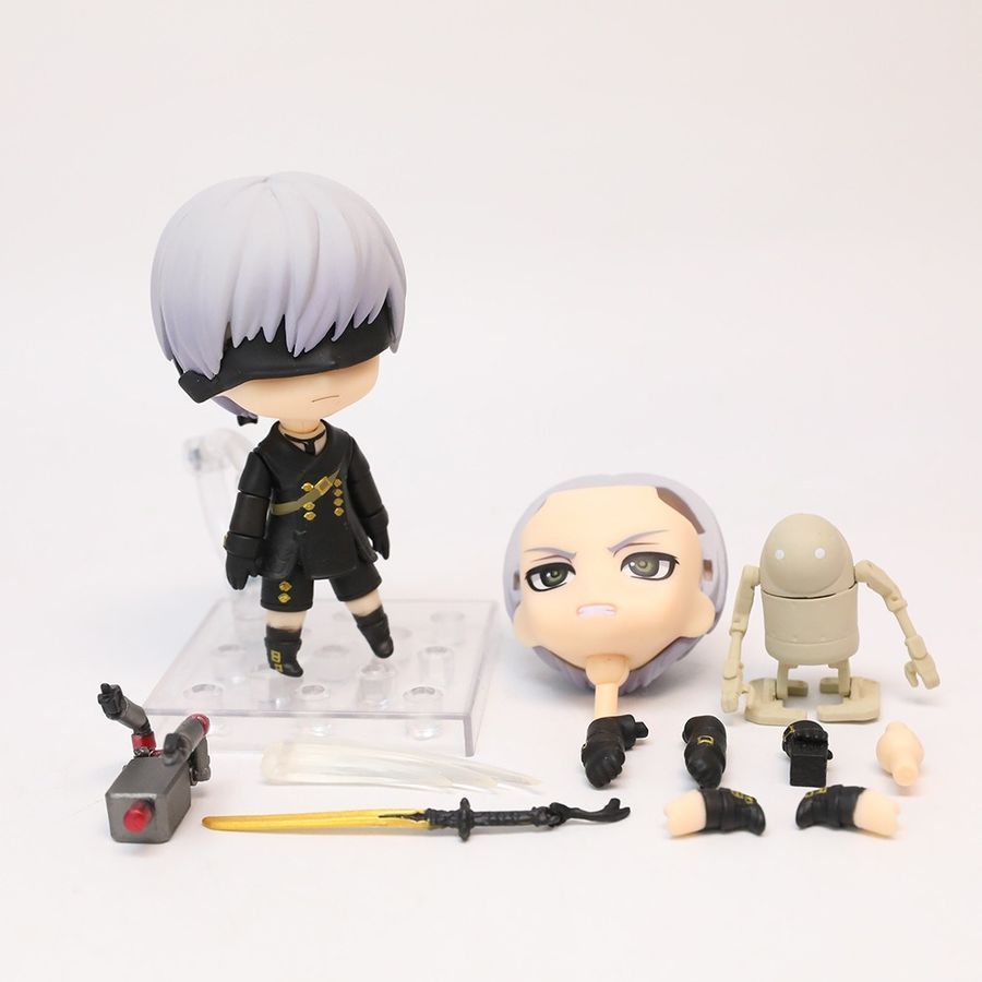 Фігурка нендороїд з гри NieR: Automata Нієр: Автомата YoRHa No. 9 Type S, рухома, 10 см (NRA 0027)