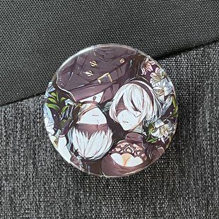 Значок аниме NieR:Automata, диаметр 58 мм (ZNNRA 0003)