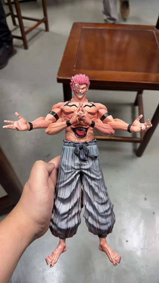Аніме фігурка Магічна Битва Jujutsu Kaisen Сукуна Ремен Ryomen Sukuna, не рухома, 31 см (JUK 0028)