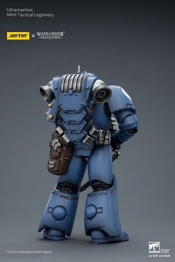 Фігурка з гри Warhammer 40k, Ультрамарини MKVI Тактичний легіонер, JOYTOY, рухома, 12,2 см (WHR 0170)