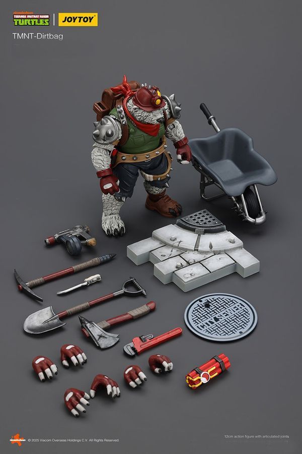 Фігурка Черепашки-Ніндзя JOYTOY Дьортбег, рухома, 12 см (TMNT 0013)