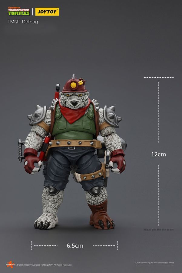 Фігурка Черепашки-Ніндзя JOYTOY Дьортбег, рухома, 12 см (TMNT 0013)