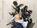 Аніме фігурка Naruto, Наруто, Саске Учіха та Ітачі Учіха, з підсвічуванням, 36 см (NAR 0075)
