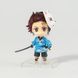 Аниме фигурка нендороид Demon Slayer Клинок рассекающий демонов Kamado Tanjirou, Танджиро, подвижная, 10 см (BDD 0125)