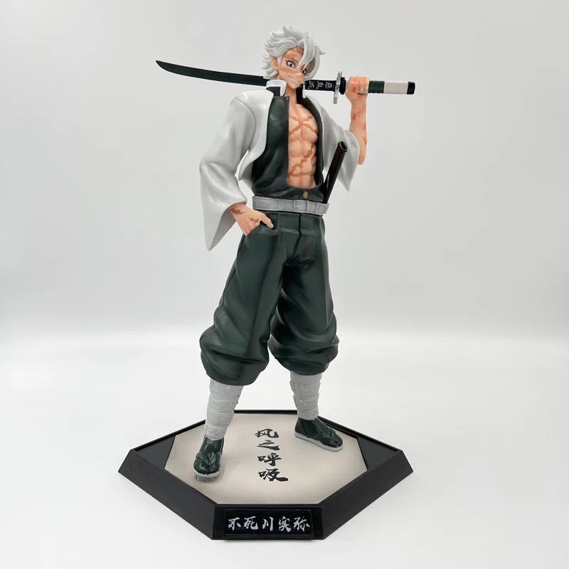 Аниме фигурка Demon Slayer Клинок рассекающий демонов Shinazugawa Sanemi, Санеми Шинадзугава, 31 см (BDD 0050)