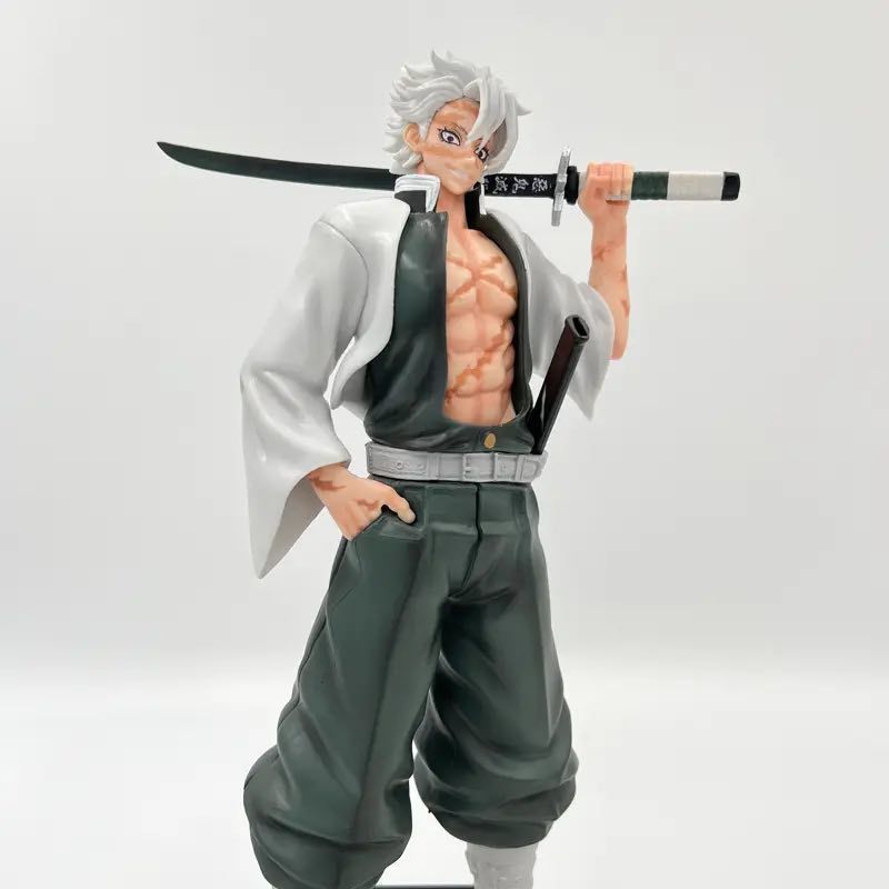 Аниме фигурка Demon Slayer Клинок рассекающий демонов Shinazugawa Sanemi, Санеми Шинадзугава, 31 см (BDD 0050)