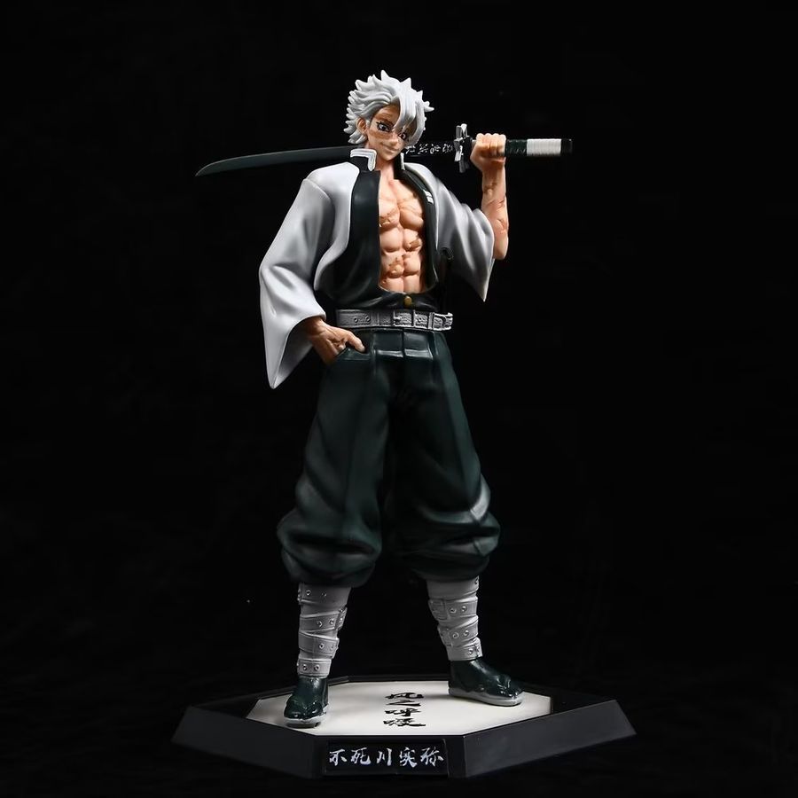 Аниме фигурка Demon Slayer Клинок рассекающий демонов Shinazugawa Sanemi, Санеми Шинадзугава, 31 см (BDD 0050)