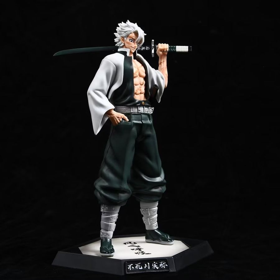 Аниме фигурка Demon Slayer Клинок рассекающий демонов Shinazugawa Sanemi, Санеми Шинадзугава, 31 см (BDD 0050)