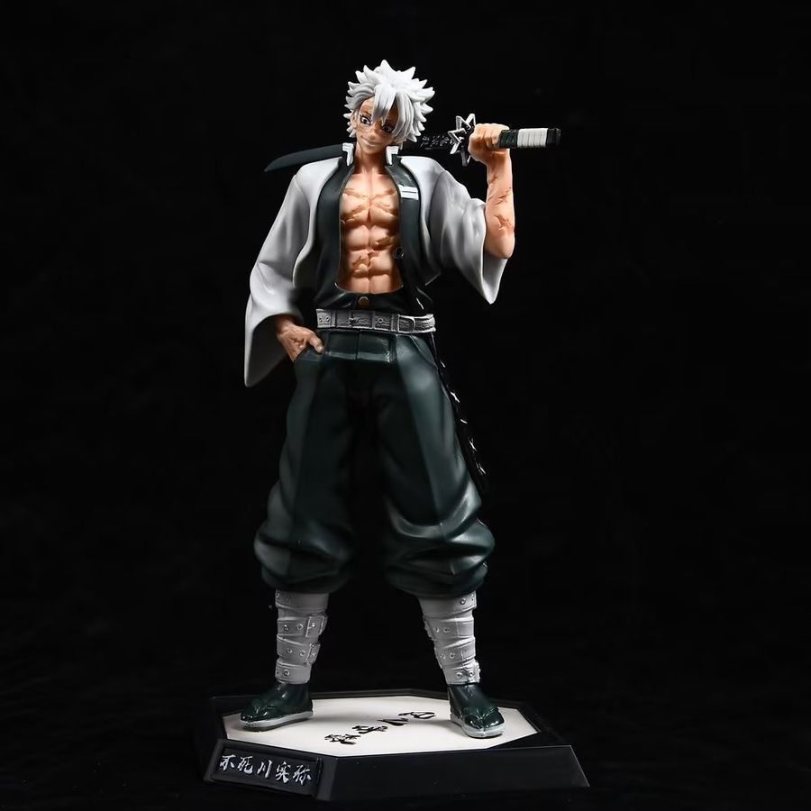 Аниме фигурка Demon Slayer Клинок рассекающий демонов Shinazugawa Sanemi, Санеми Шинадзугава, 31 см (BDD 0050)