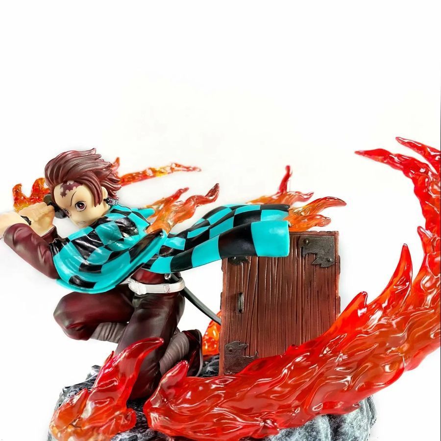 Аниме фигурка Клинок рассекающий демонов, Demon Slayer Tanjiro, Танджиро, 15 см (BDD 0137)