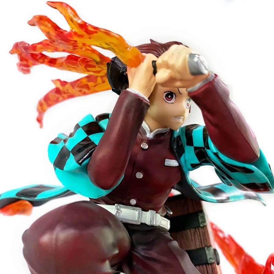 Аниме фигурка Клинок рассекающий демонов, Demon Slayer Tanjiro, Танджиро, 15 см (BDD 0137)