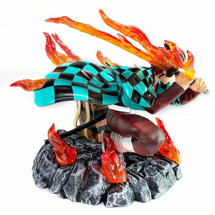 Аниме фигурка Клинок рассекающий демонов, Demon Slayer Tanjiro, Танджиро, 15 см (BDD 0137)