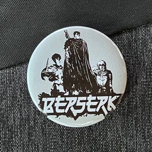 Значок аниме Берсерк Berserk, диаметр 58 мм (ZNBRK 0008)