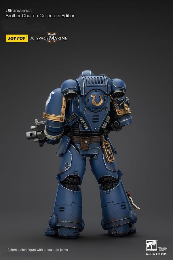 Фигурка из игры Warhammer 40k, Братья-хранители Ультрамаринов &mdash; Коллекционное издание, JOYTOY, подвижная, с подсветкой, 12,8 см (WHR 0172)
