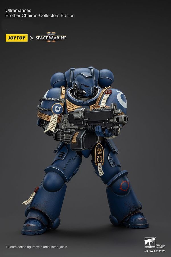 Фигурка из игры Warhammer 40k, Братья-хранители Ультрамаринов &mdash; Коллекционное издание, JOYTOY, подвижная, с подсветкой, 12,8 см (WHR 0172)