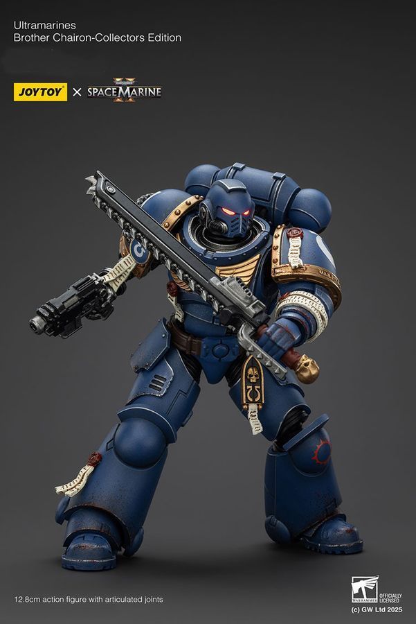 Фигурка из игры Warhammer 40k, Братья-хранители Ультрамаринов &mdash; Коллекционное издание, JOYTOY, подвижная, с подсветкой, 12,8 см (WHR 0172)