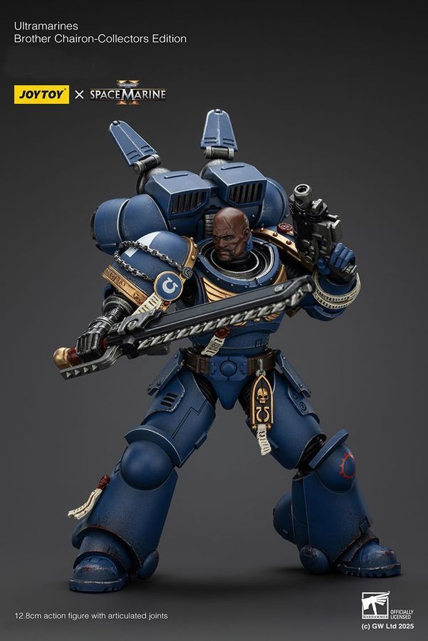 Фигурка из игры Warhammer 40k, Братья-хранители Ультрамаринов &mdash; Коллекционное издание, JOYTOY, подвижная, с подсветкой, 12,8 см (WHR 0172)