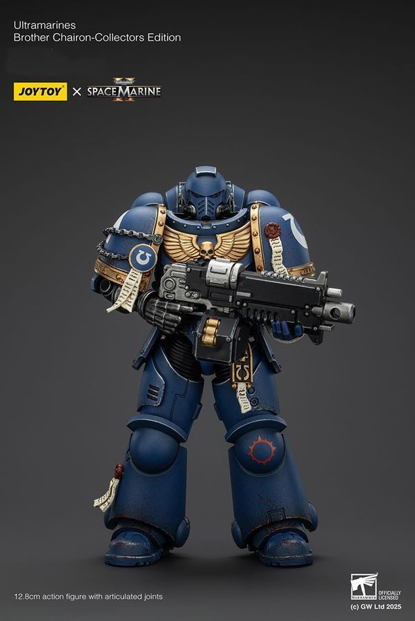 Фигурка из игры Warhammer 40k, Братья-хранители Ультрамаринов &mdash; Коллекционное издание, JOYTOY, подвижная, с подсветкой, 12,8 см (WHR 0172)