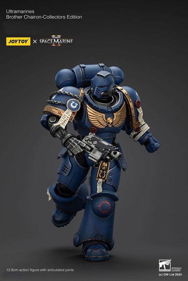 Фигурка из игры Warhammer 40k, Братья-хранители Ультрамаринов &mdash; Коллекционное издание, JOYTOY, подвижная, с подсветкой, 12,8 см (WHR 0172)
