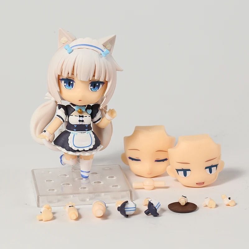Аніме фігурка нендороїд Nekopara, Некопара Котячий рай Vanilla, Ванілла, рухома, 10 см (NEKO 0021)