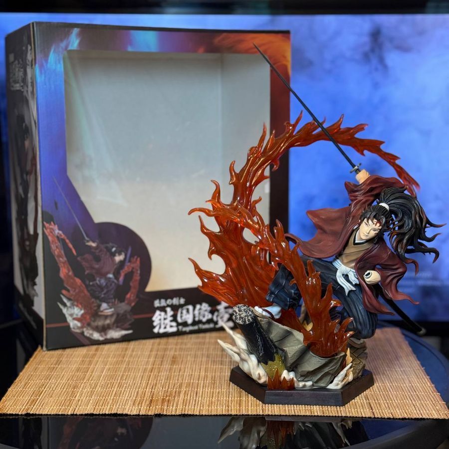 Аніме фігурка Demon Slayer Клинок розсікаючий демонів Tsugikuni Yoriichi, Єріічі Цугікуні, 30 см (BDD 0102)