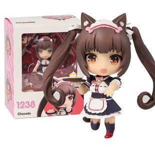 Аніме фігурка нендороїд Nekopara, Некопара Котячий рай Chocola Чокола, рухома, 10 см (NEKO 0022)