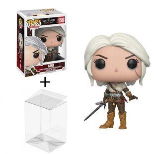 Фигурка Funko POP из игры The Witcher Ведьмак Cirilla Цири, 10 см + защита для коробки (TW 0012)