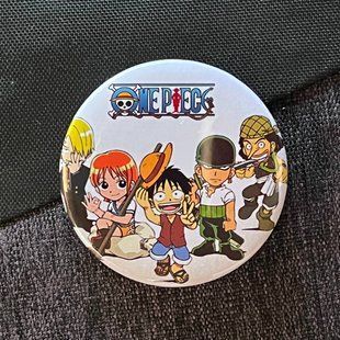 Значок аниме One Piece - Ван Пис, диаметр 58 мм (ZNOP 0001)