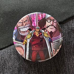 Значок аниме One Piece - Ван Пис, диаметр 58 мм (ZNOP 0051)