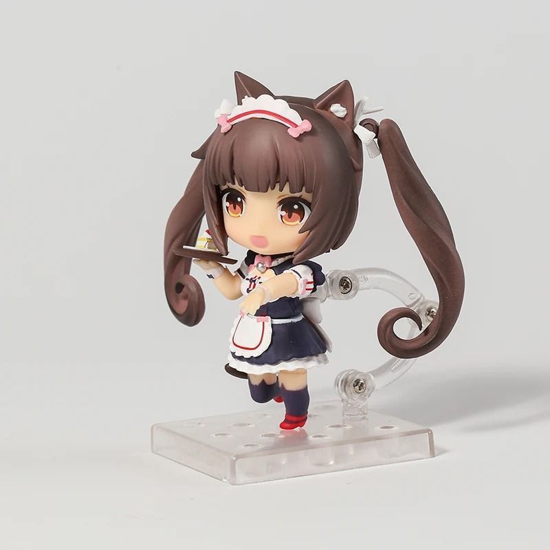 Аниме фигурка нендороид Nekopara, Некопара Кошачий рай Chocola Чокола, подвижная, 10 см (NEKO 0022)