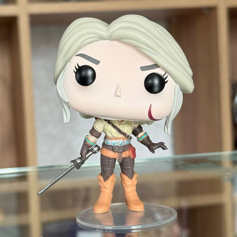 Фигурка Funko POP из игры The Witcher Ведьмак Cirilla Цири, 10 см + защита для коробки (TW 0012)
