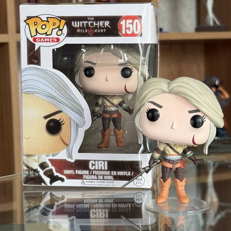 Фигурка Funko POP из игры The Witcher Ведьмак Cirilla Цири, 10 см + защита для коробки (TW 0012)
