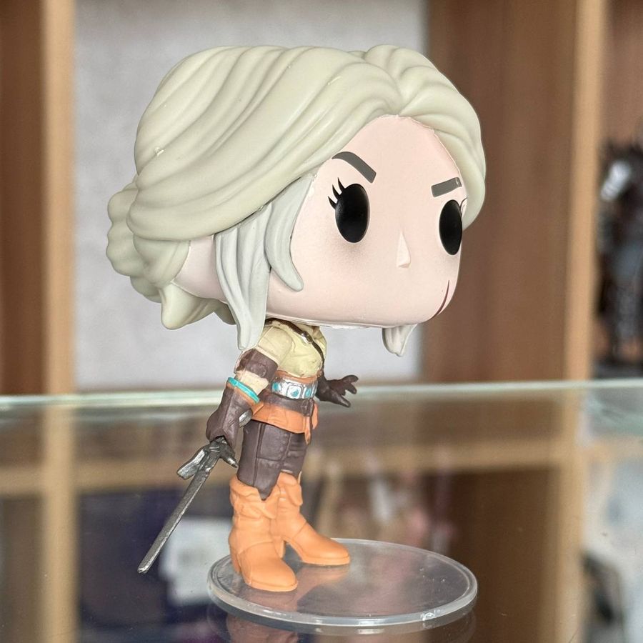 Фигурка Funko POP из игры The Witcher Ведьмак Cirilla Цири, 10 см + защита для коробки (TW 0012)