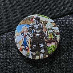 Значок аниме Убийца гоблинов - Goblin Slayer, диаметр 58 мм (ZVGS 0003)