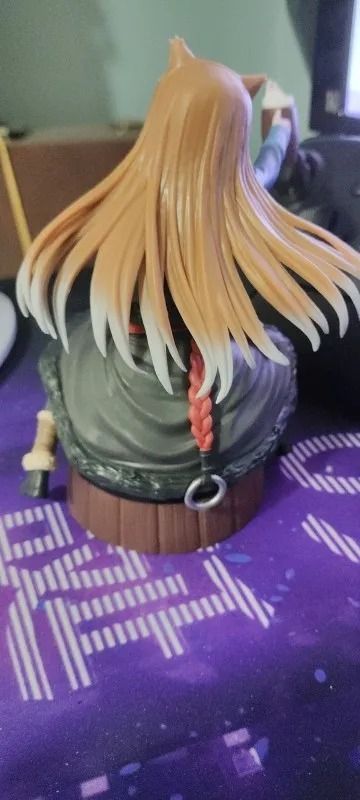Аніме фігурка Spice and Wolf, Вовчиця та прянощі Holo, Холо на бочці, 15 см (SW 0006)