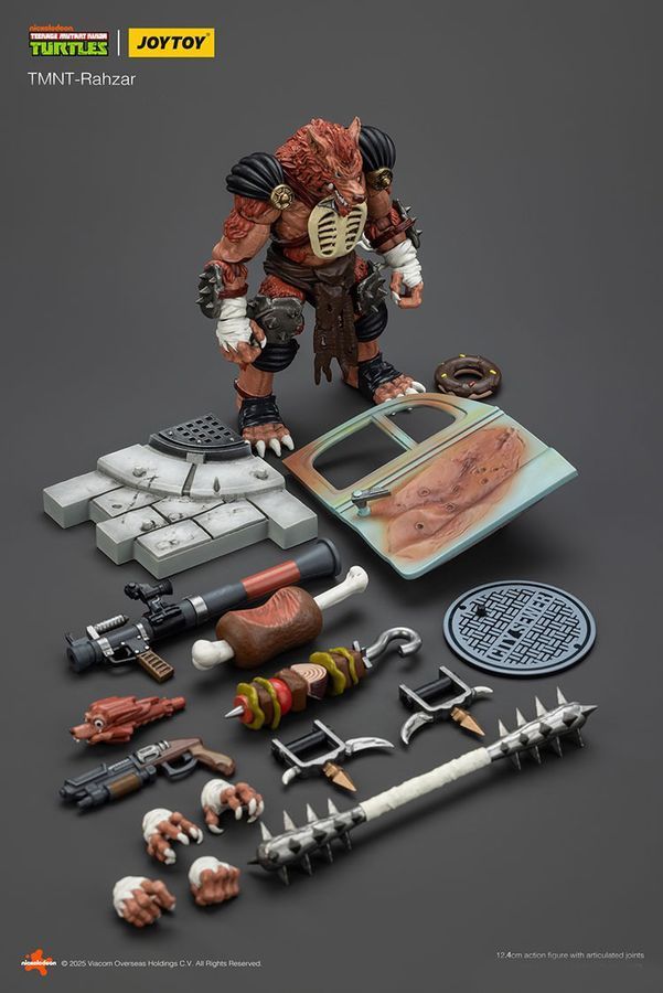 Фігурка Черепашки-Ніндзя JOYTOY Рахзар, рухома, 12,4 см (TMNT 0015)