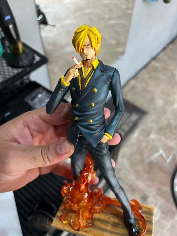 Аниме фигурка One Piece Ван пис Vinsmoke Sanji, черная нога Санджи, 23 см (OP 0166)
