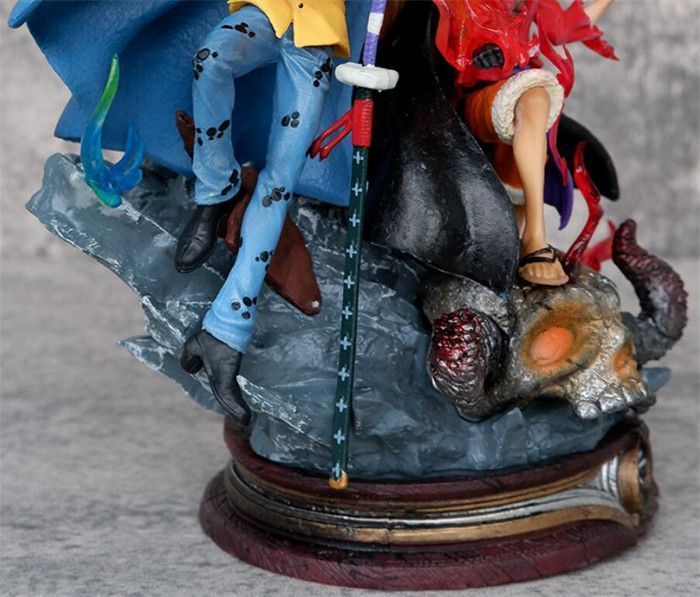 Аниме фигурка One Piece Ван пис Luffy Law Eustass Kid, Луффи, Трафальгар Ло, Юстасс Кид, 20 см (OP 0093)