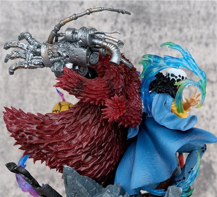Аниме фигурка One Piece Ван пис Luffy Law Eustass Kid, Луффи, Трафальгар Ло, Юстасс Кид, 20 см (OP 0093)