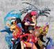 Аниме фигурка One Piece Ван пис Luffy Law Eustass Kid, Луффи, Трафальгар Ло, Юстасс Кид, 20 см (OP 0093)