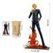 Аниме фигурка One Piece Ван пис Vinsmoke Sanji, черная нога Санджи, 23 см (OP 0166)