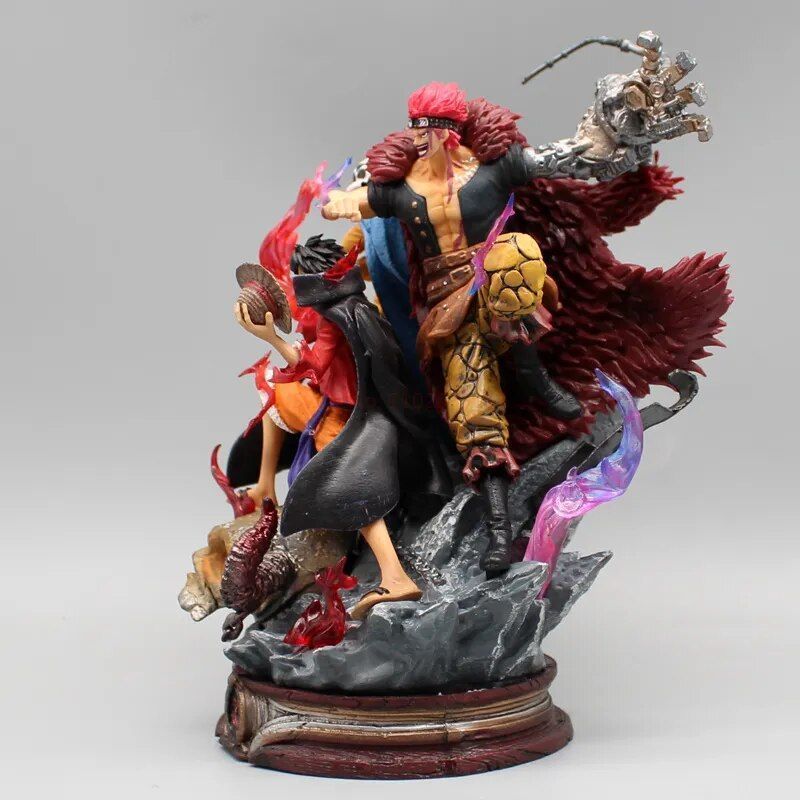 Аниме фигурка One Piece Ван пис Luffy Law Eustass Kid, Луффи, Трафальгар Ло, Юстасс Кид, 20 см (OP 0093)